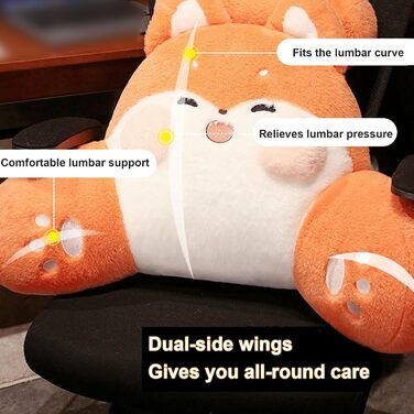 Подушка для читання SSWH для ліжка, гарна подушка для спини 2-в-1 з валиком для шиї та підлокітниками, м&39яка опорна подушка, подушка для читання для дорослих та дітей, велика подушка для спини (розмір 7055 см, колір жовтий) 7055 см жовтий