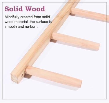 Настінний тримач для килимка для йоги, настінний тримач для 2-9 шарів дерев&39яного килимка для йоги, настінний, велика плаваюча полиця для пінопластового валика з дерева, 2