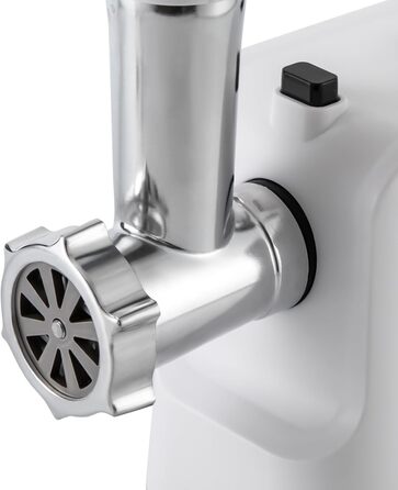 М'ясорубка Електрична м'ясорубка 1000 Вт для м'яса з насадками ковбасниця, соковижималка Kubbe Kit з нержавіючої сталі, 3 подрібню