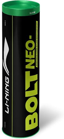 Волани для бадмінтону LI-NING Bolt Neo, нейлон, жовті, з ручкою