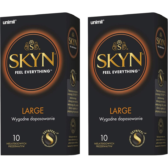 Презервативи SKYN Large XL без латексу, 20 шт
