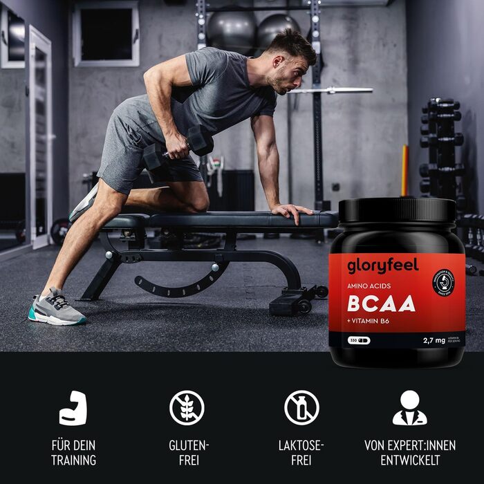 Капсули BCAA 330 - незамінні амінокислоти лейцин, валін та ізолейцин плюс вітамін B6