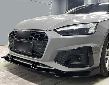 Передній спойлер Губний спойлер Губний спліттер для Audi A5 S5 RS5 Sportback 2021 2022, Бампер Губа Передній спойлер Тюнінг Автомобільні аксесуари, Зовнішній вигляд з вуглецевого волокна Звичайний вигляд з вуглецевого волокна