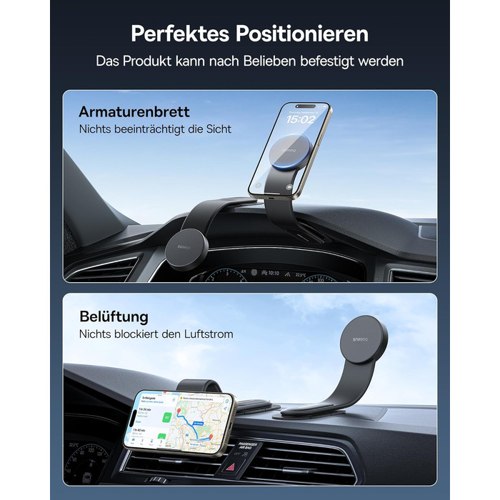 Тримач для мобільного телефону Автомобільний магніт для приладової панелі 2024 Сильне оновлення Універсальне кріплення для автомоб