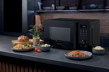 Тільки MWO, 20 л, відкривання дверцят зліва, LED-дисплей з кнопками, 9 функцій, максимальна потужність 700 Вт, 20MOBSD1H