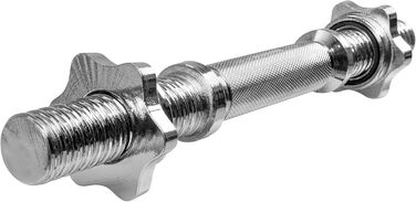 Гантельний гриф Miweba Sports KH100/101, 35 см, діаметр 30 мм, сталь, набір з 2 шт., з замками Spinlock