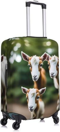 Чохол для валізи Ziegen, міцний захист, підходить для багажу розміром 45.7-81.3 см, малий, Чорний