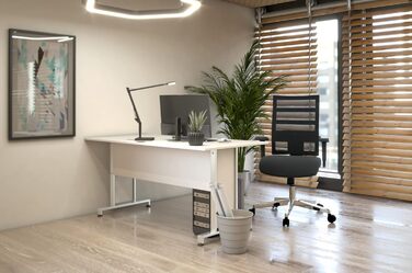 Ергономічне офісне крісло, стілець для роботи, включаючи регульовані по висоті підлокітники, сітчастий чохол, оббивна тканина, чорний колір. Чорний/чорний із чорною сітчастою спинкою.