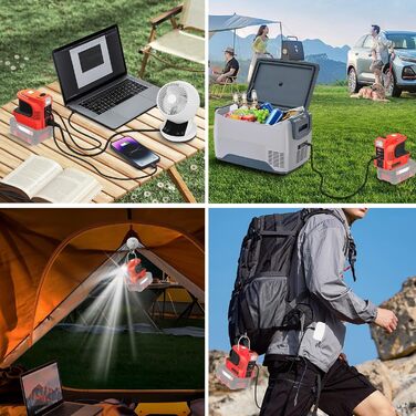 Інверторний блок живлення 220 Вт для акумулятора Einhell 18 В, інверторний генератор постійного струму 18 В на змінний струм 220 В, USB-адаптер живлення для Einhell Power X-Change з портом постійного струму, світлодіодним підсвічуванням та розеткою змінно