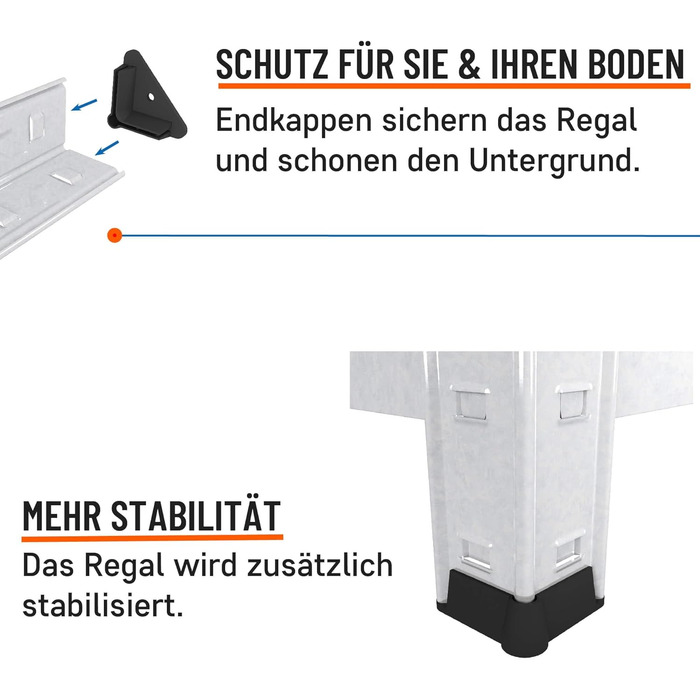 Міцний стелаж, 200x100x40 см, безболтовий стелаж з 5 полицями з МДФ, вантажопідйомність 750 кг, металевий стелаж, гаражний стелаж або стелаж для зберігання, стелаж для підвалу, вантажний стелаж, стелаж для майстерні, оцинкований 200x100x40 - полиці з МДФ 