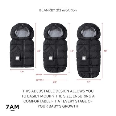 Муфта для ніг для дитячого автокрісла коляски - Ковдра 212 Evolution Baby зимова сумка для ременів безпеки автокрісла, або коляски