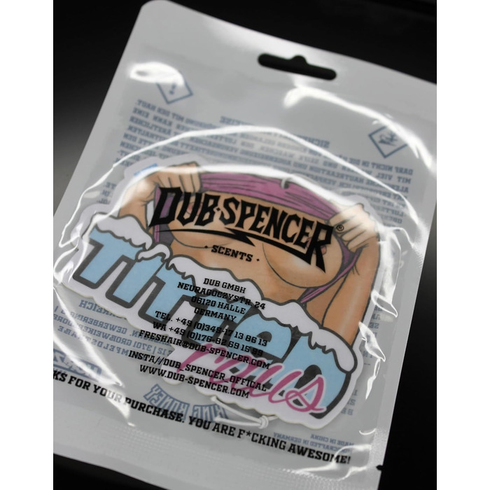 Веселий автомобіль TITTEN RAUS літній аромат дерева грудей автомобільний аромат нудистський освіжувач повітря порно ароматизатор д