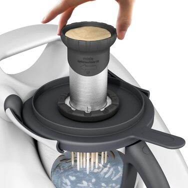 ПОКРАЩЕНА ВЕРСІЯ, сумісна з Thermomix TM6, TM5, TM31 і TM Friend, аксесуари, шпецле, виготовлена з нержавіючої сталі, дуже велика завантажувальна воронка, 2