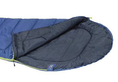 Спальний мішок High Peak Action 250/+5°C Blue/Dark Blue Left (20086)