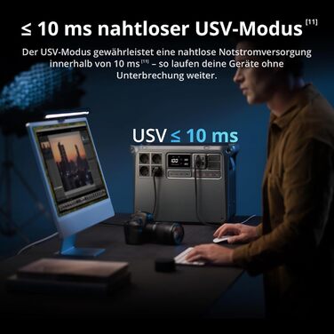 Портативна електростанція DJI Power 2000, сонячний генератор потужністю 2048 Втгод, 3000 Вт, 2 складні сонячні панелі по 200 Вт, роз&39єми MC4 - DC5525 чоловічий / DC7909 чоловічий / Anderson 30A / XT60 жіночий, 1 x MPPT. Power 2000 2 сонячні панелі по 20