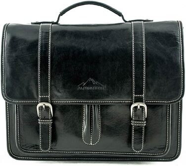 Альпійський шкіряний портфель - OHIO (ручної роботи) - стійка органічна шкіра з регіонального сільського господарства Шкіряна сумк