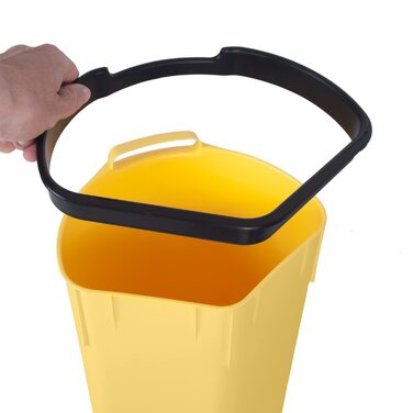 Відро для сміття Curver Trio V2 40 л педальний відро для сміття сортування сміття 3 відділення система розділення сміття система р