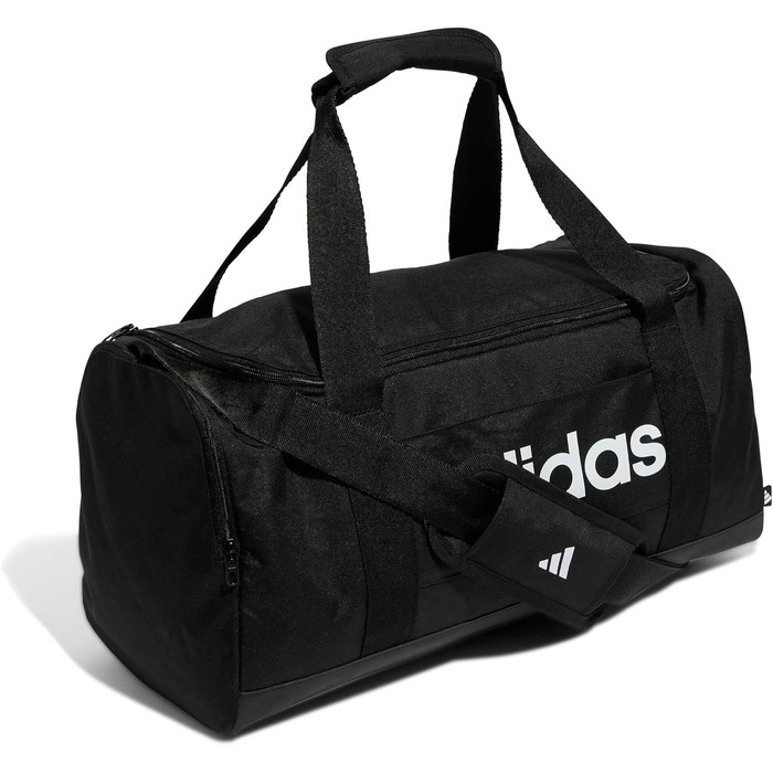 Сумка Adidas Unisex Essentials Linear Duffelbag Medium S Чорний / Чорний / Білий