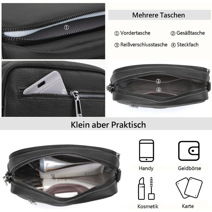 Жіноча сумка для мобільного телефону через плече з натуральної шкіри Жіноча сумка для мобільного телефону через плече, жіноча сумк