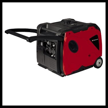 Бензиновий генератор Einhell TE-IG 3500 (макс. 3300 Вт, бак 8,3 л, інвертор, безперервна потужність 3200 Вт, 4-тактний двигун, 2 порти 230 В, 2 порти USB, 1 порт 12 В, захист від низького рівня оливи)
