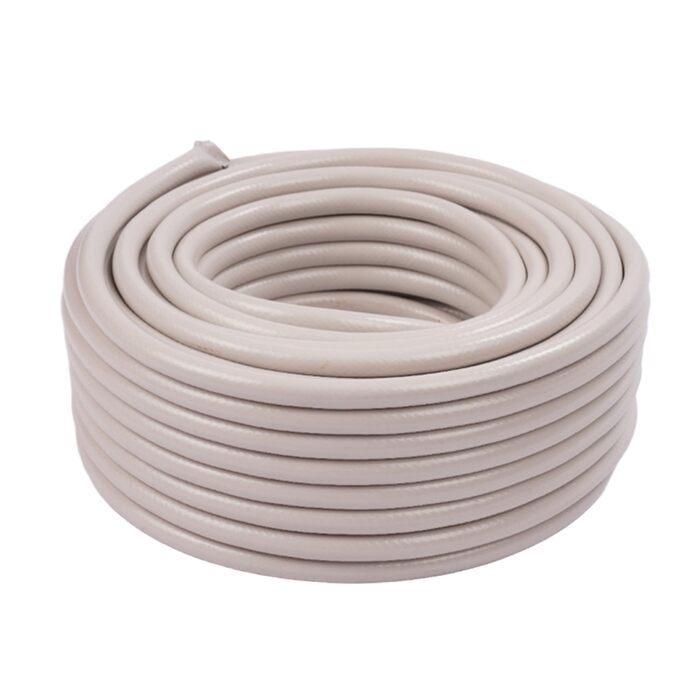 Шланг садовий Relaxdays, 20 м, універсальний водяний шланг 1/2, стійкий до УФ-випромінювання та погодних умов, тканинний садовий шланг, PP, бежевий