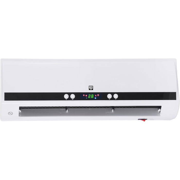 Настінний вентилятор-обігрівач SHX PTC 2000 Вт SHX501HEAT2023 нагрівальний елемент PTC, 2 рівні нагріву, 3 режими роботи, 2000 Вт, електронний термостат, програмування таймера, пульт дистанційного керування, білий