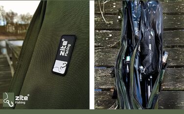 Сумка для вудки Zite Fishing 190 см Чохол для рибалки Rod-Case, водовідштовхувальний чохол для вудки, 3 відділення рюкзак для вудки сумка для риболовлі сумки для риболовлі сумка для вудки сумка для вудки