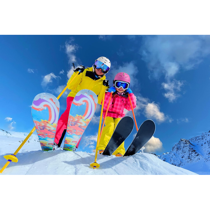 Лижний шолом Meteor, дитячий шолом для сноуборду, чоловічий лижний шолом для дівчаток та хлопчиків, жіночий лижний шолом, розмір L, чорний, H.