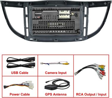 Автомобільна стереосистема для Honda CR-V 2001-2006 з 9-дюймовим сенсорним екраном високої чіткості GPS-навігація Bluetooth USB SWC WiFi програвач AM/FM/RDS з 1G RAM 16G ROM (підходить для 2012-2017 років)