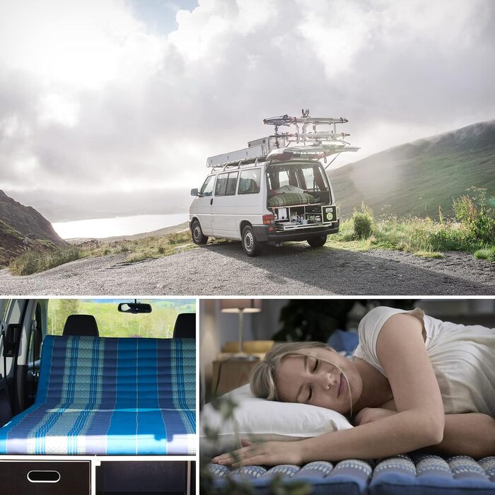 Стійкий розкладний матрац livasia з капоку - 200x80x8 см - гостьовий матрац, складний матрац для фургонів, екологічний килимок для йоги, складне гостьове ліжко, шезлонг для саду та балкону (чорний/слони)