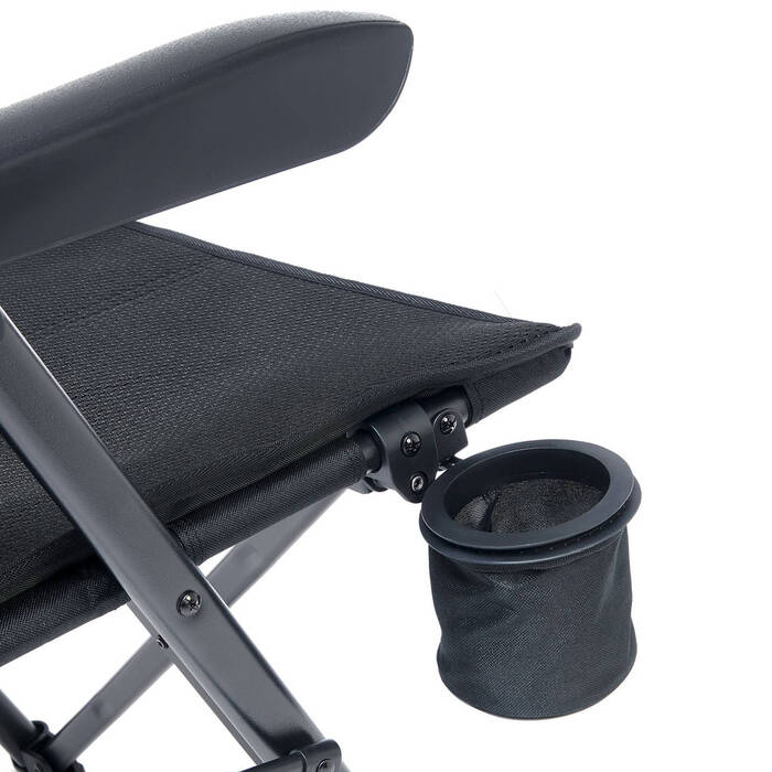 Крісло розкладне Uquip Justy XL Black (244053)