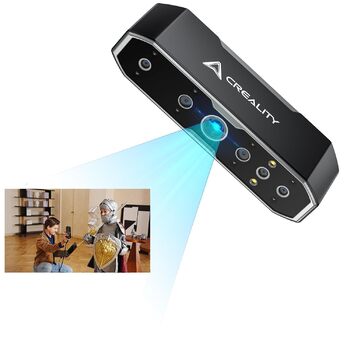 Сканер Creality CR-Scan Otter для 3D-принтера, портативний 3D-сканер, висока точність 0,02 мм, діапазон сканування 102000 мм, швид