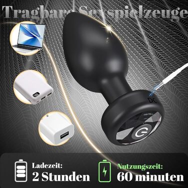 Анальна пробка для жінок та чоловіків, секс-іграшка для жінок, вібратор-анальна пробка з додатком, вібрація в 10 режимах, силіконова анальна пробка з вібрацією для жінок, секс-іграшка, набори вібраторів для жінок, секс-іграшки