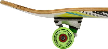 Скейтборд MAXOfit Maple 31" Charisma Green – 7-шаровий клен, алюмінієві траки 5", ABEC-7, яскравий дизайн для новачків та профі