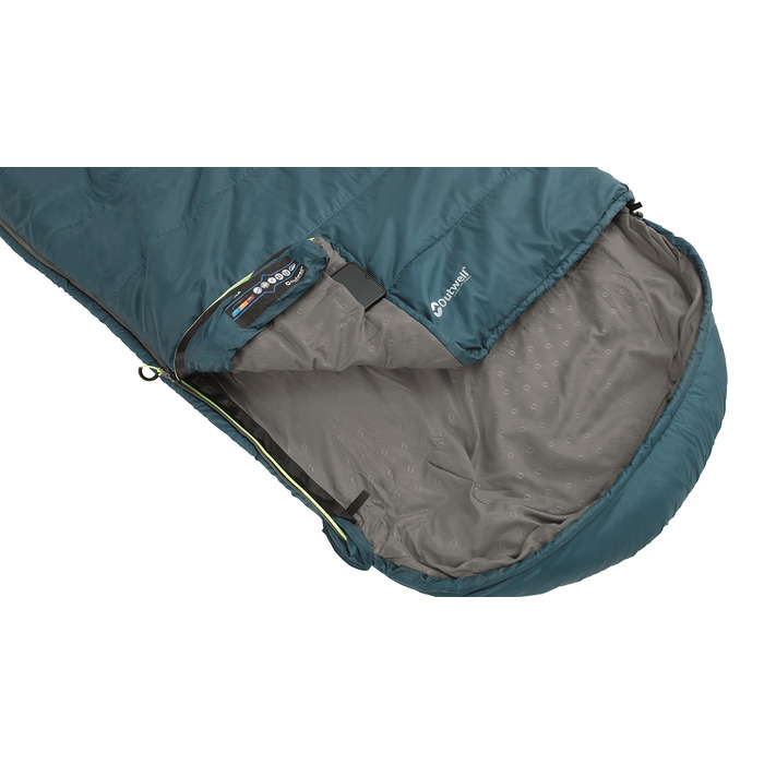 Спальний мішок Outwell Canella/+9°C Night Blue Left (230357)