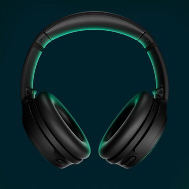 Бездротові навушники Bose QuietComfort з функцією шумозаглушення, Bluetooth, час автономної роботи до 24 годин, чорний Чорний