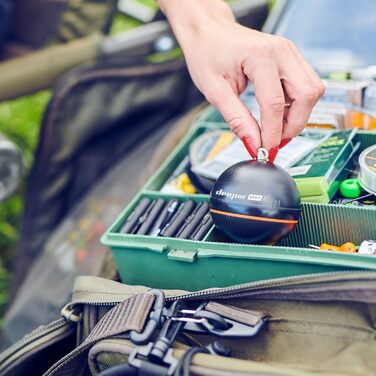 Ехолот для ехолота Deeper Smart Sonar Pro 2 із вимірювачем глибини та GPS-передавачем Риболовля на байдарці, човні або підлідна з безкоштовним додатком