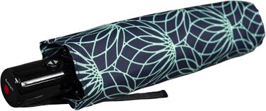 Складна парасолька Knirps Slim Duomatic з автоматичним відкриттям/закриттям із захистом від ультрафіолету Renature - Зелений Renat