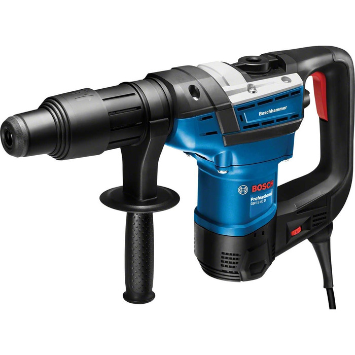 Перфоратор Bosch Professional GBH 5-40 D (SDS Plus, вкл. додаткову рукоятку, мастило, ганчірку для машини, кейс для перенесення)
