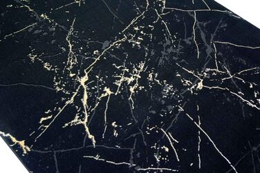 Килим для вітальні дизайнерський килим мармуровий вигляд чорне золото розмір 200 х 290 см 200 х 290 см чорне золото