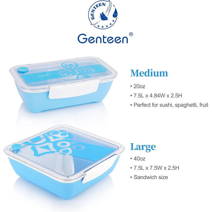 Контейнер для сендвічів Genteen, зелений