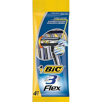 Леза, для чутливої шкіри, 4 шт., 3 Flex Razor Set Men, 3