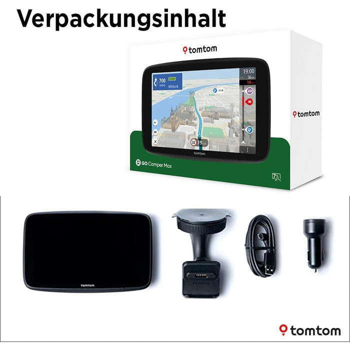 Го покоління (7-дюймовий дисплей, точки інтерфейсу для автофургонів та караванів, оновлення через Wi-Fi, TomTom Traffic, збереження профілів транспортних засобів, карти світу, уникнення екологічних зон) 7-дюймовий одинарний, 2-