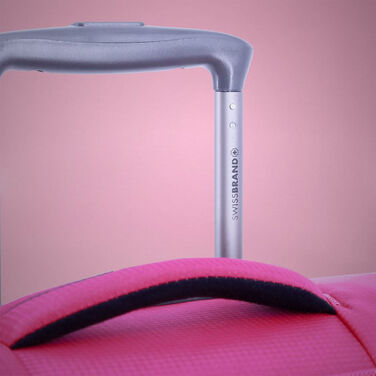 Валіза Swissbrand Silkeborg (S) Fuchsia/Light Grey (SWB_LLSIL941S)