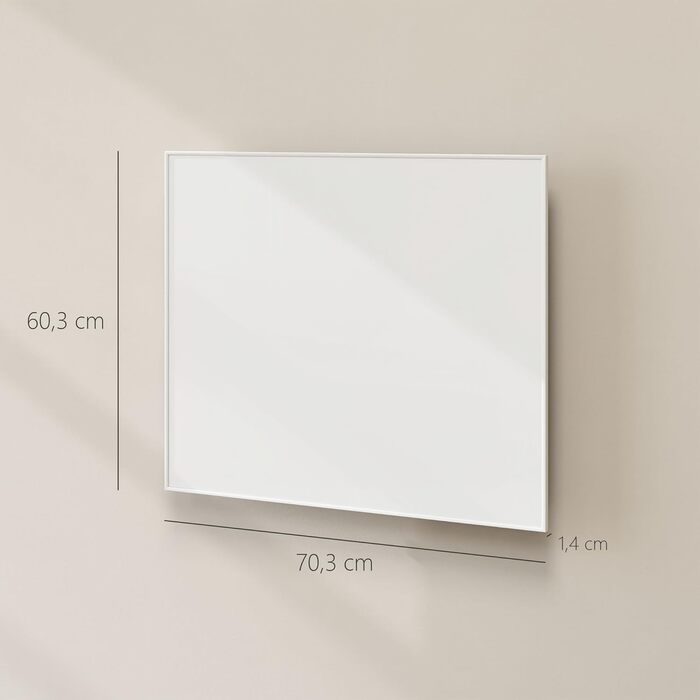 Інфрачервоний обігрівач HOMCOM 400 Вт з регульованим термостатом, настінний, досягає робочої температури за 2-4 хвилини, електричний радіатор з тижневим таймером, захист від перегріву, блокування від дітей, білий