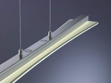 Стеля LED-підвіс Reality Leuchten Smash R32421107, матовий нікель, біле скло, 18 Вт