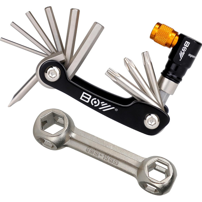 Інструменти для велосипеда MatyKit для накачування CO2 та комплект ключів із заліза