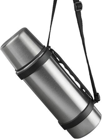 Ізольована пляшка ISOSTEEL Travel Quickstop, срібляста