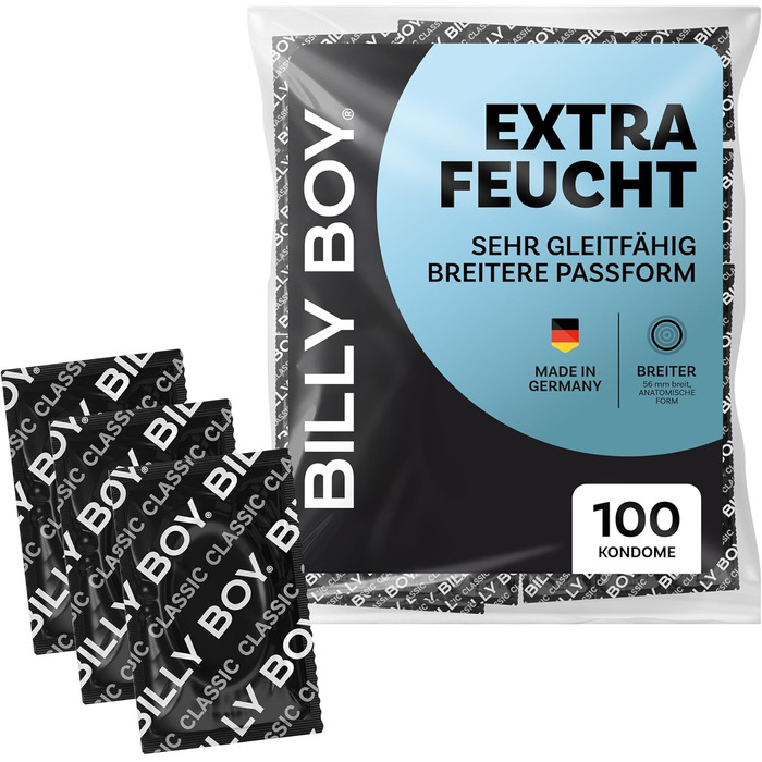 Презервативи BILLY BOY Extra Feucht, 100 шт