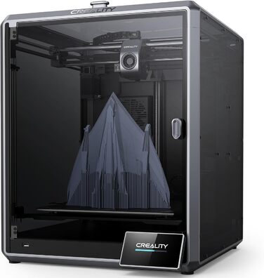 Принтер Creality K1 Max, швидкість друку 600 мм/с, автоматичне вирівнювання, подвійне охолодження, інтелектуальна камера AI, велик